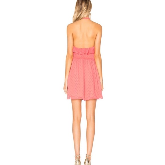 NWT For Love & Lemons Tarta Tank Dress in Flamingo - Picture 2 of 13